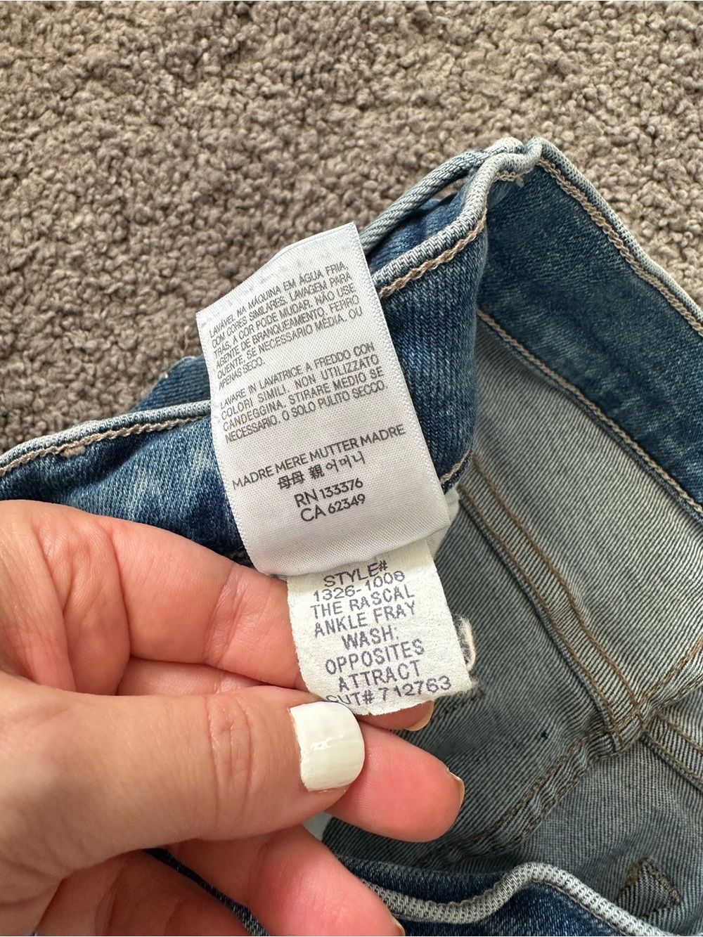 MOTHER Rascal Ankle Fray Jeans - Picture 6 of 10